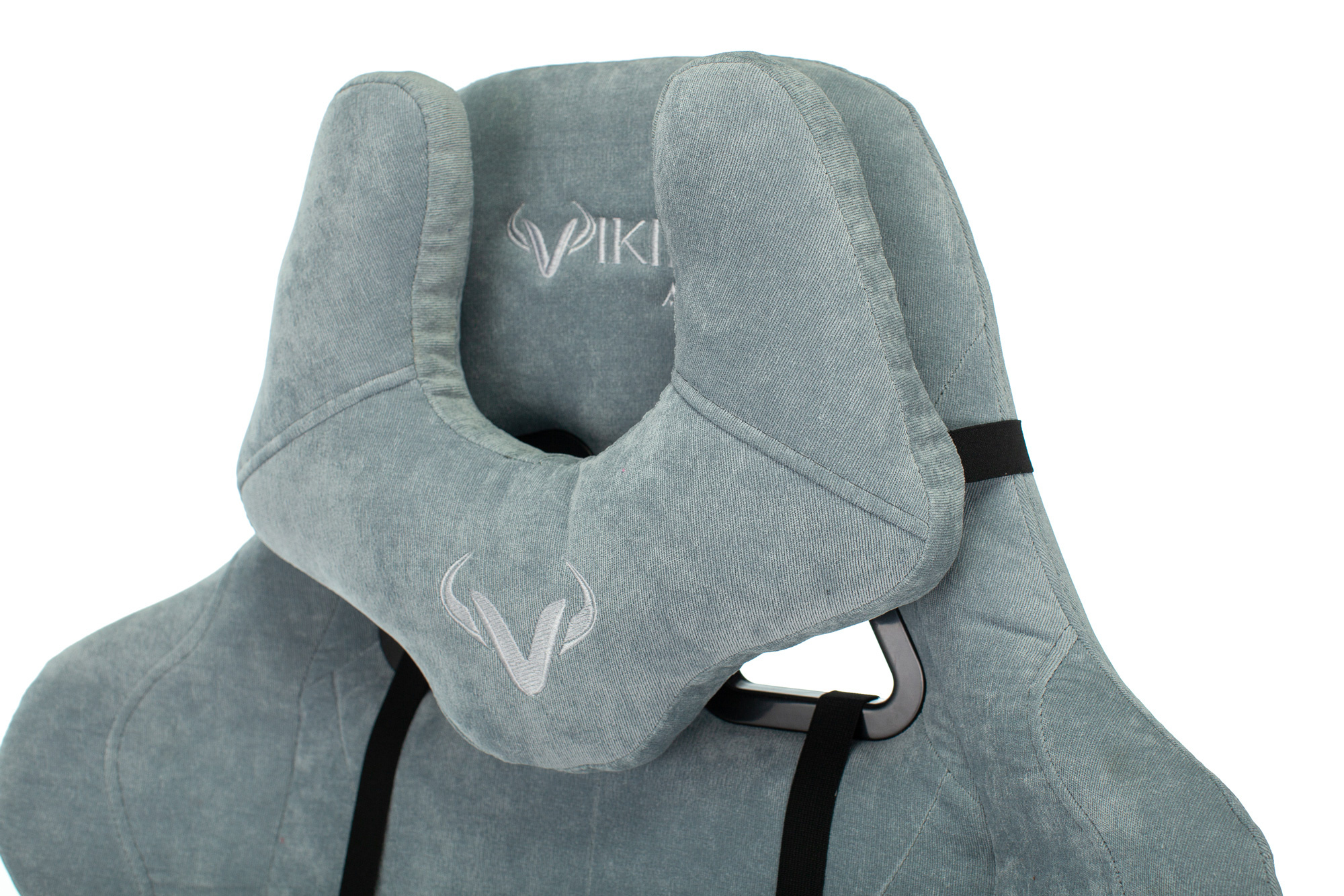 Кресло игровое Бюрократ Viking Knight lt28 Fabric серо-голубой крестовина металл