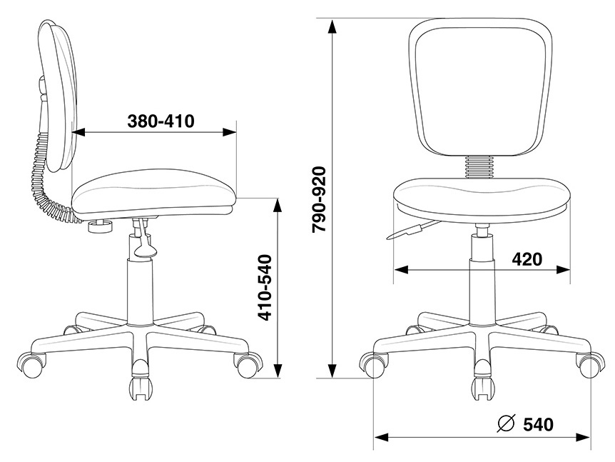 Кресло детское Бюрократ CH-204NX фиолетовый Sticks 08 крестов. пластик
