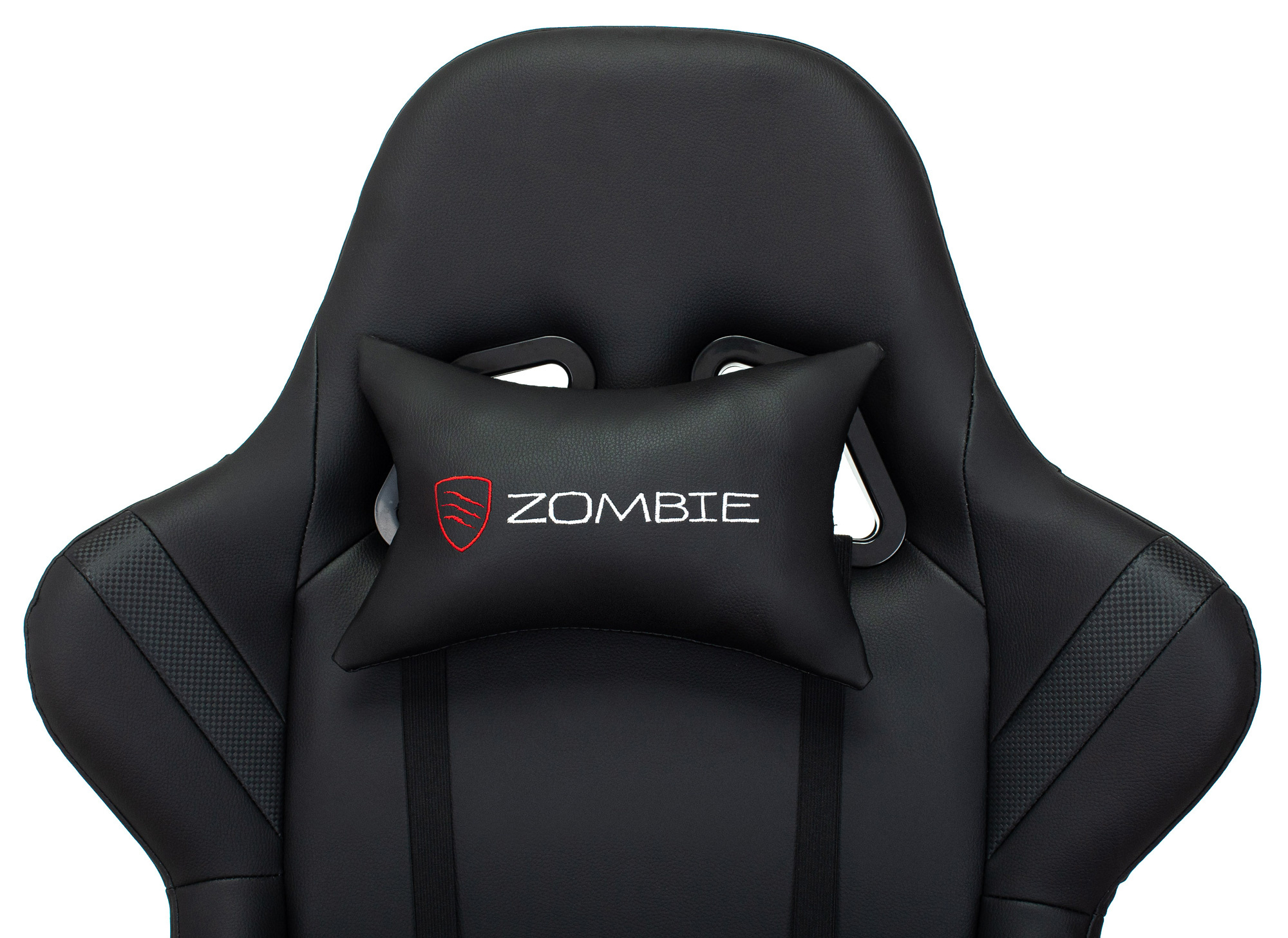 Кресло игровое zombie game 9 на колесиках текстиль эко кожа серый