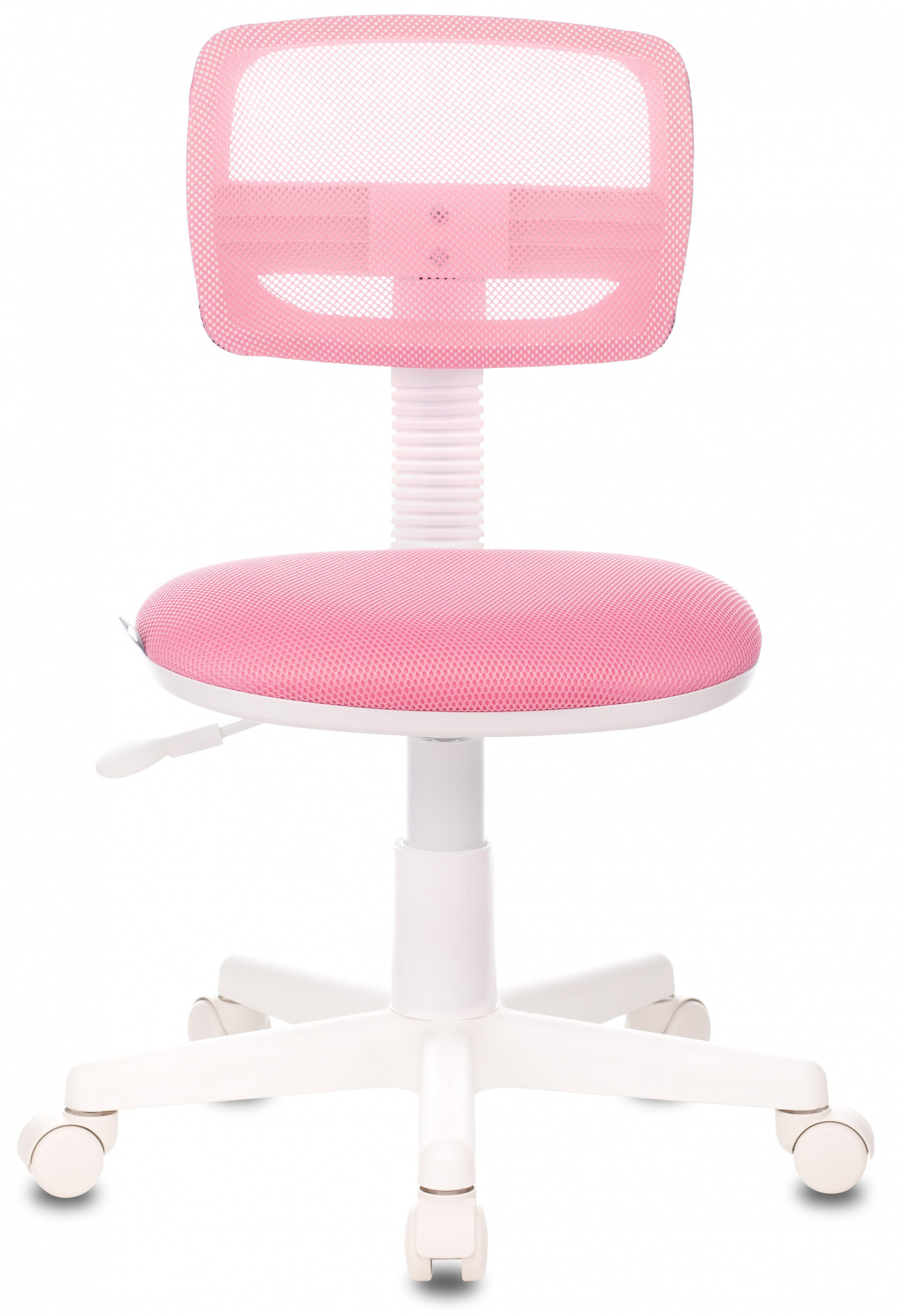 Кресло детское Бюрократ CH-W299 розовый TW-06A TW-13A сетка/ткань крестов. пластик пластик белый