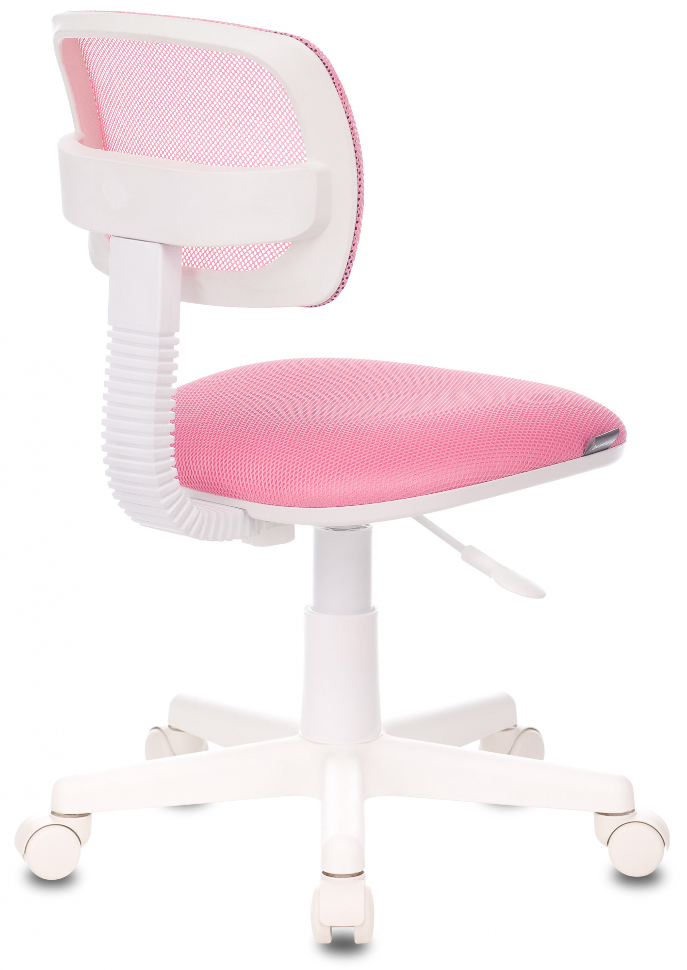 Кресло детское Бюрократ CH-W299 розовый TW-06A TW-13A сетка/ткань крестов. пластик пластик белый
